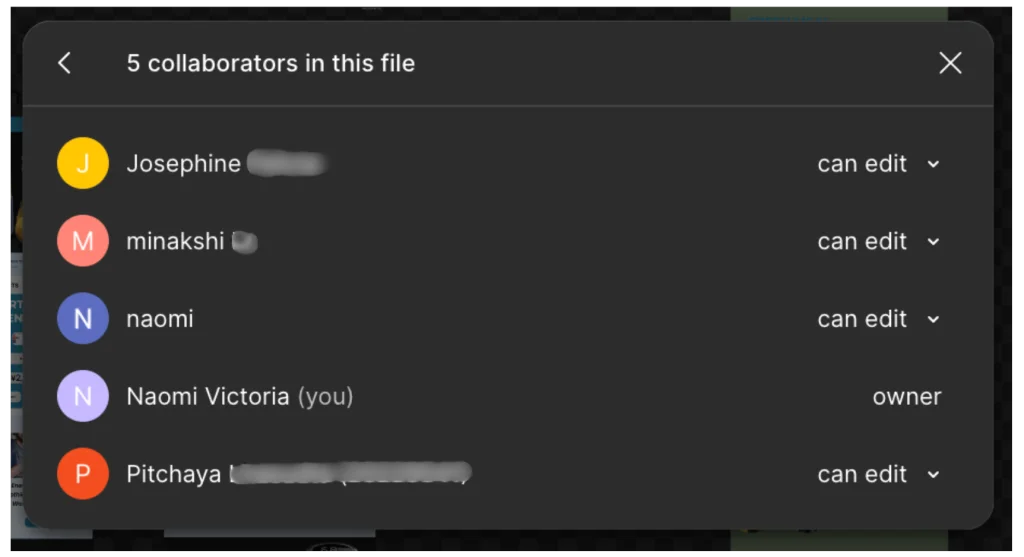 Participating members of our Figma knowledge sharing session